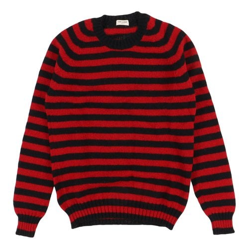 Pre-owned Saint Laurent Wool Sweatshirt In Red