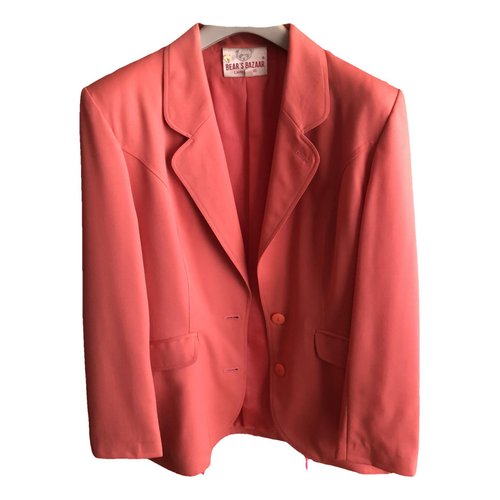 Pre-owned Laura Biagiotti Wool Blazer In Pink