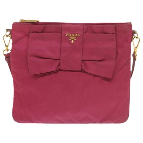 Pre-owned Prada Ribbon Handbag In Pink