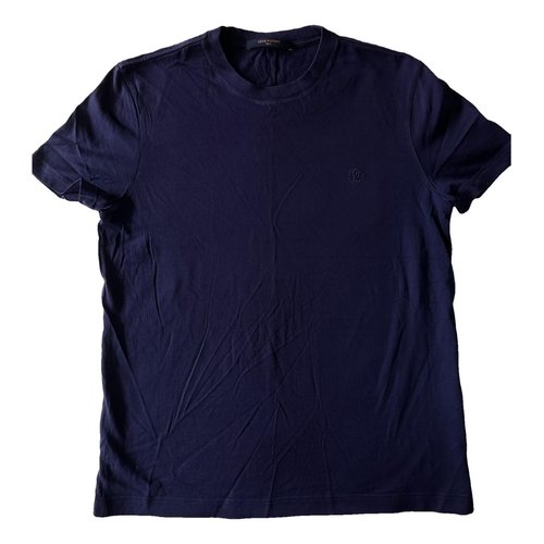 Pre-owned Louis Vuitton T-shirt In Navy