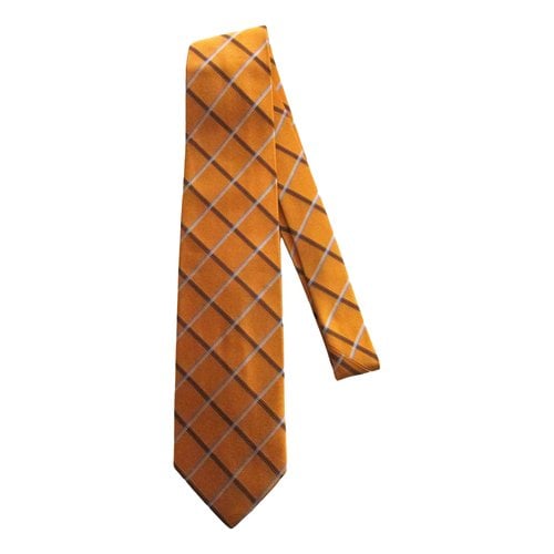Pre-owned Brooks Silk Tie In Multicolour