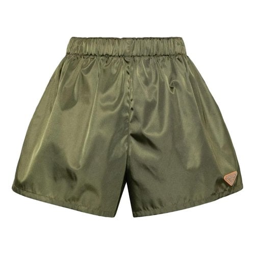 Pre-owned Prada Shorts In Green