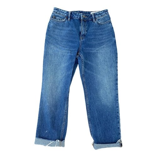 Pre-owned Allsaints Boyfriend Jeans In Blue