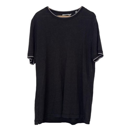 Pre-owned Vince Linen T-shirt In Black