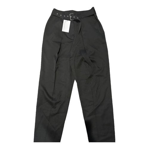 Pre-owned Jw Anderson Wool Straight Pants In Black