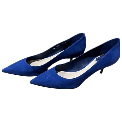 Pre-owned Dior Heels In Blue