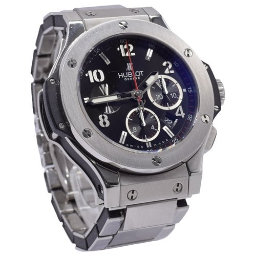 Pre-owned Hublot Big Bang Watch In Silver