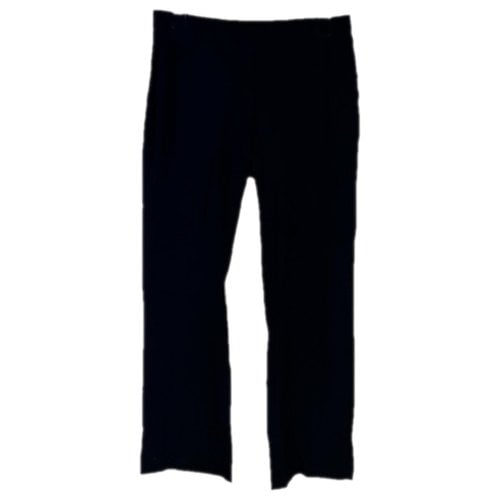 Pre-owned Eileen Fisher Slim Pants In Black