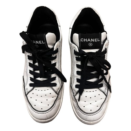 Pre-owned Chanel Leather Trainers In Other