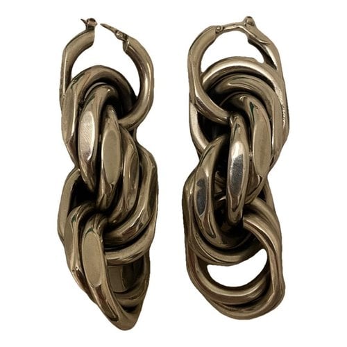 Pre-owned Bottega Veneta Chains Silver Earrings