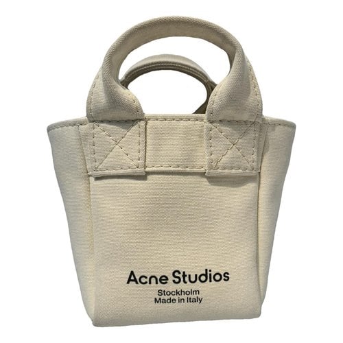 Pre-owned Acne Studios Handbag In Beige