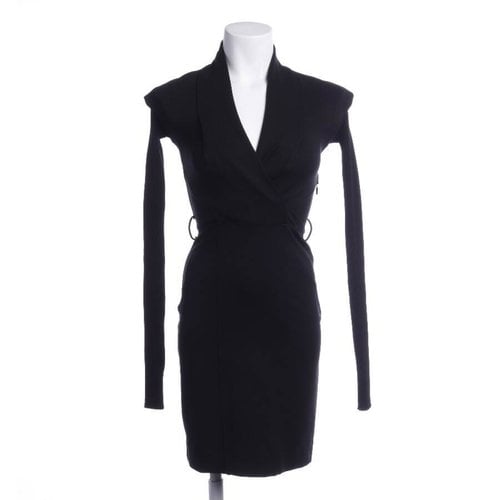 Pre-owned Gucci Wool Dress In Black