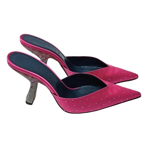 Pre-owned Iindaco Leather Heels In Pink