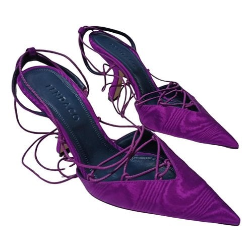 Pre-owned Iindaco Leather Heels In Purple