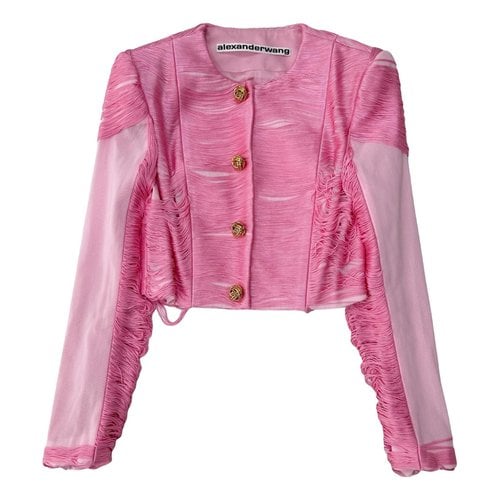 Pre-owned Alexander Wang Jacket In Pink