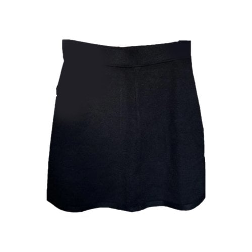 Pre-owned Gestuz Mini Skirt In Black
