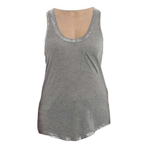 Pre-owned Zadig & Voltaire Top In Grey