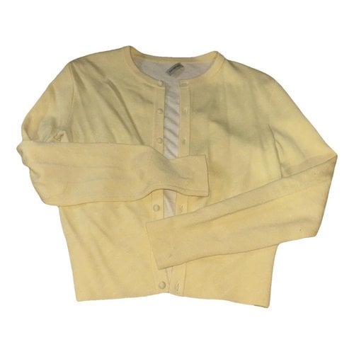 Pre-owned Balenciaga Wool Cardigan In Yellow