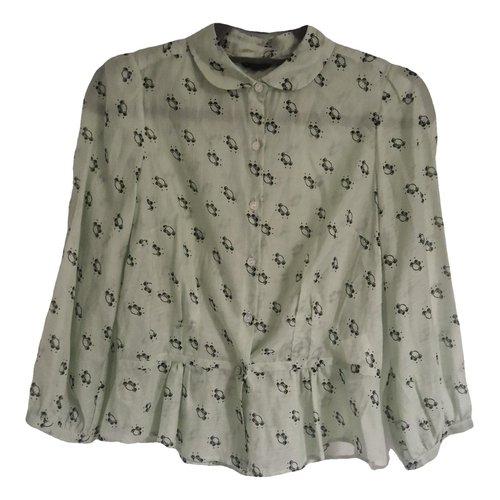 Pre-owned Mulberry Blouse In Green