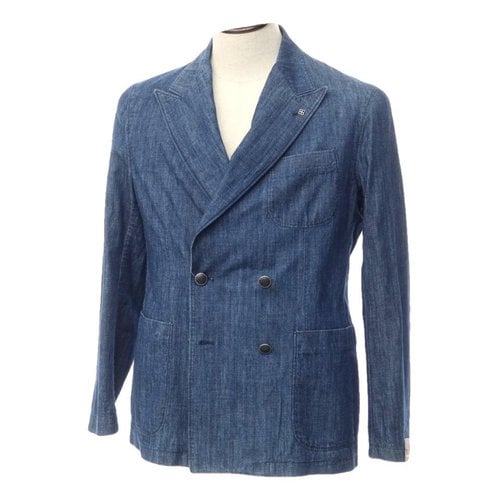 Pre-owned Tagliatore Jacket In Navy