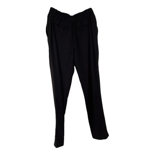 Pre-owned Zadig & Voltaire Slim Pants In Black