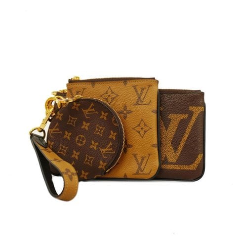 Pre-owned Louis Vuitton Cloth Bag In Brown