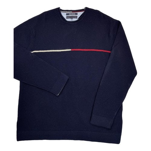 Pre-owned Tommy Hilfiger Pull In Navy