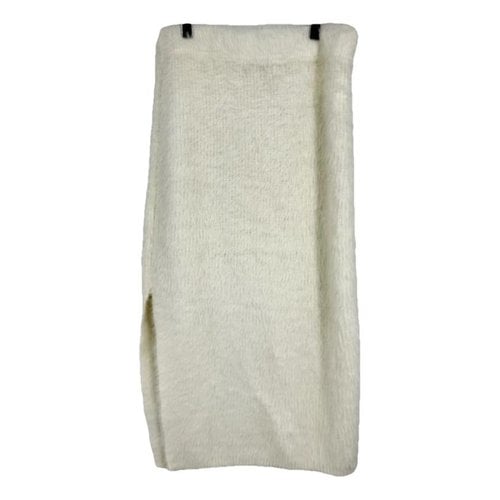 Pre-owned House Of Harlow 1960 Mid-length Skirt In White