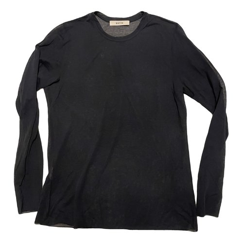 Pre-owned Matin T-shirt In Black