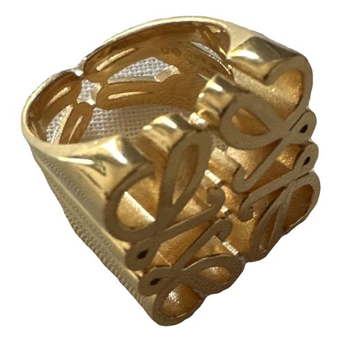 Pre-owned Loewe Yellow Gold Ring