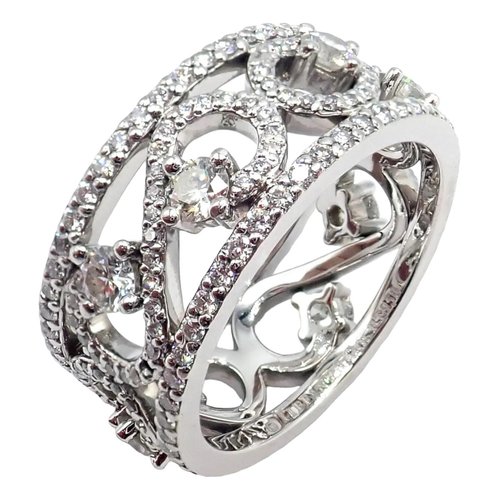 Pre-owned Tiffany & Co Platinum Ring In Silver