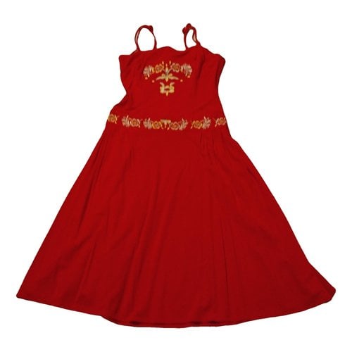 Pre-owned Trussardi Mid-length Dress In Red