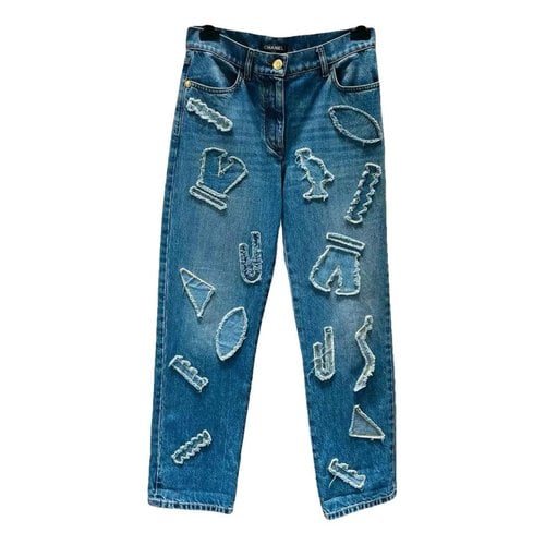 Pre-owned Chanel Jeans In Blue
