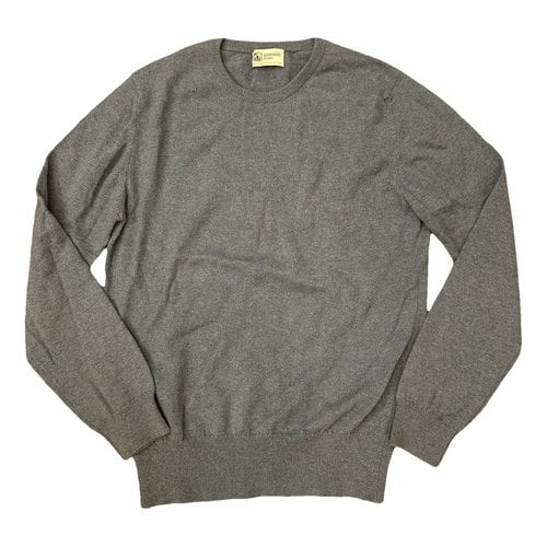 Pre-owned Johnstons Of Elgin Cashmere Pull In Grey