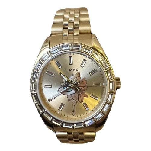 Pre-owned Jacquie Aiche Yellow Gold Watch
