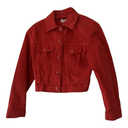 Pre-owned Magda Butrym Jacket In Red