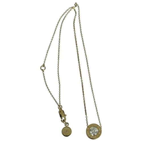 Pre-owned Michael Kors Long Necklace In Gold