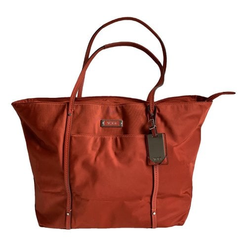Pre-owned Tumi Tote In Red