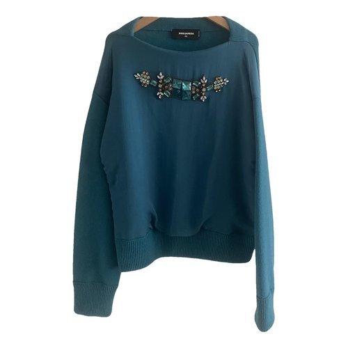 Pre-owned Dsquared2 Wool Jumper In Green