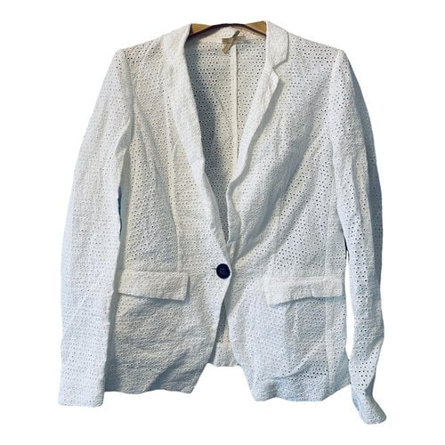 Pre-owned Hugo Boss Suit Jacket In White