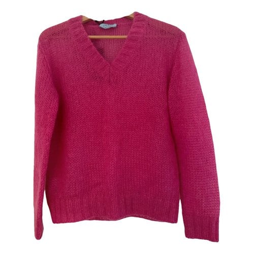Pre-owned Prada Cashmere Knitwear In Pink