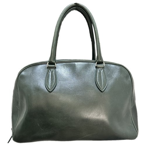 Pre-owned Alaïa Leather Handbag In Green