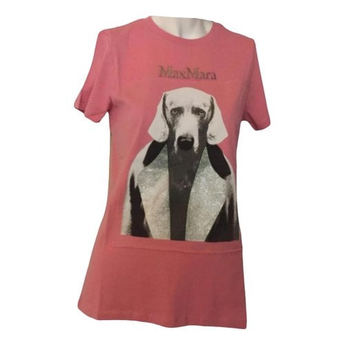 Pre-owned Max Mara T-shirt In Pink