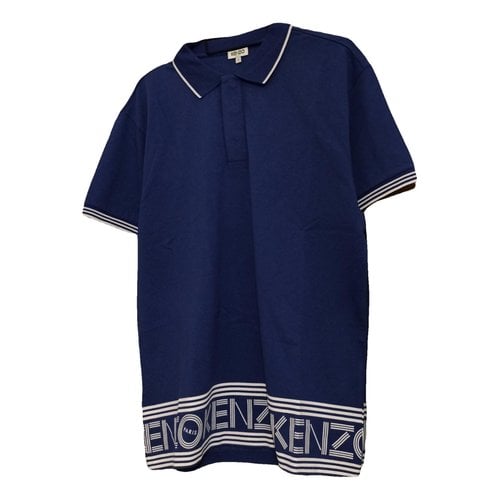 Pre-owned Kenzo Polo Shirt In Blue