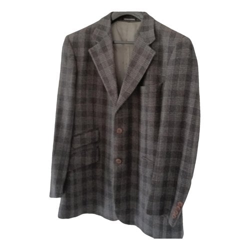 Pre-owned Saint Laurent Cashmere Vest In Anthracite