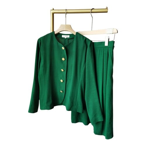 Pre-owned Saint Laurent Wool Suit Jacket In Green