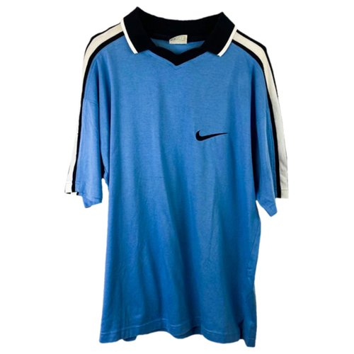 Pre-owned Nike Polo Shirt In Turquoise