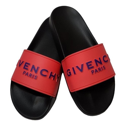 Pre-owned Givenchy Flats In Red
