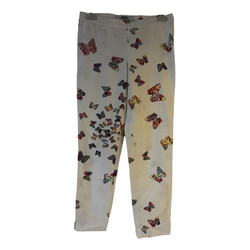 Pre-owned Krizia Straight Pants In Multicolour