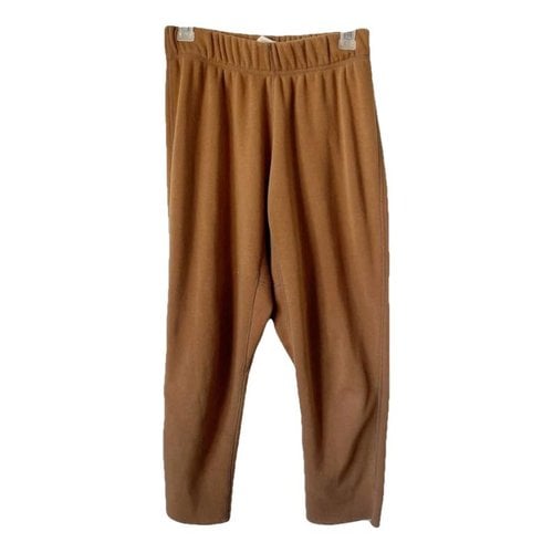 Pre-owned Tkees Trousers In Brown